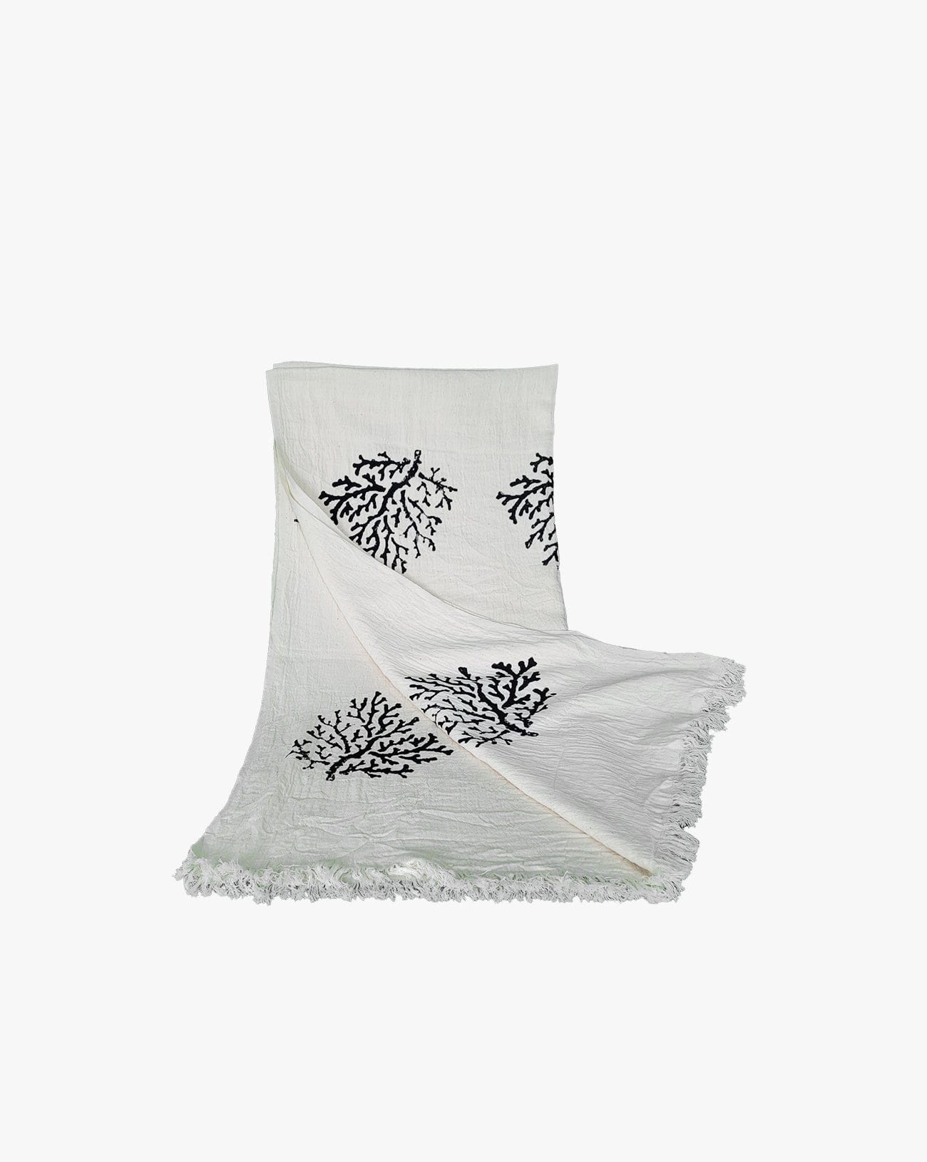 Stone Print Coral Pattern Turkish Beach Towel